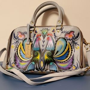 RETIRED Rooster. 6 CARD HOLDERS.RFID BLOCKER. TRIPLE INTERIOR COMPARTMENT.